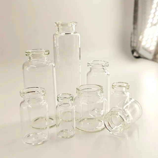 Frasco de borosilicato de alta qualidade para frasco de vidro medicinal 1ml/3ml/5ml/10ml, frasco de ouro estéril
