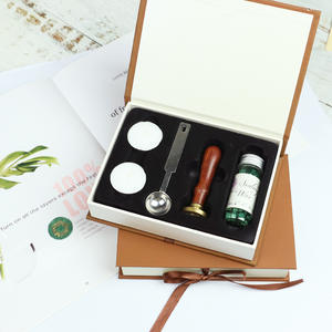 Ensemble de timbres de sceau de cire en laiton et palissandre vintage personnalisés pour invitations de mariage, lettres, artisanat-personnalisé - Product Image 4