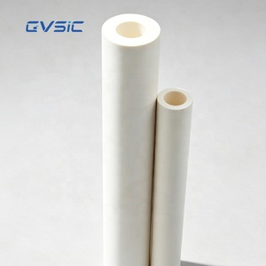 Tube en céramique d'alumine Al2O3 <span class=keywords><strong>de</strong></span> grand diamètre durable, disponible en stock, diamètre 150 mm - Product Image 2