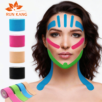 Bande de kinésiologie pour lifting facial, vente en gros, OEM, drainage lymphatique personnalisé, bandage facial sportif sans latex, marque privée, certifié CE ISO