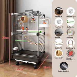 Fabrika Tedarikli Damızlık Kuş Kafesi Kuş Villası Kuş Güvercin Papağan Oyun Kafesi - Product Image 5