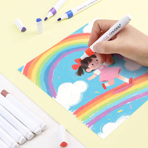 Vente chaude 12/24/36/48/72/80/100/120 couleur acrylique marqueur stylo ensemble pour œuvres d'art roches bois tissu pour peinture Graffiti <span class=keywords><strong>dessin</strong></span> - Product Image 3