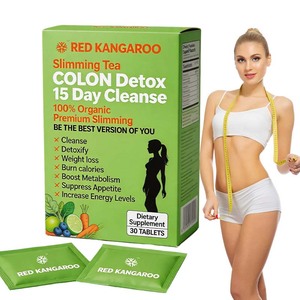 Thé Détoxifiant OEM pour le Côlon, Cure de 15 Jours, Aide à la Perte de Poids Rapide, Favorise la Santé Digestive - Product Image 1
