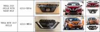Grille avant CZJF de haute qualité pour NISSAN VERSA NOTE 2017 2018 2019 62310-9ME0A 62310 9ME0A