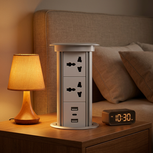 Enchufe de Piso Inteligente con Elevación Eléctrica y Función de Carga <span class=keywords><strong>USB</strong></span> GB-002 - Product Image 1