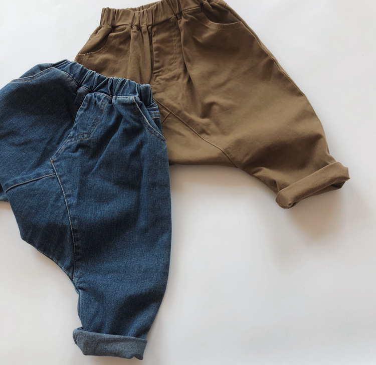 kids brown pant boy winter jean