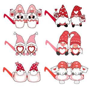 Kit de Decoración para Fiesta de San Valentín con Gafas de Papel con Forma de Corazón para Bodas, Aniversarios, Accesorios para Cabina de Fotos, Suministros para Celebraciones - Product Image 6