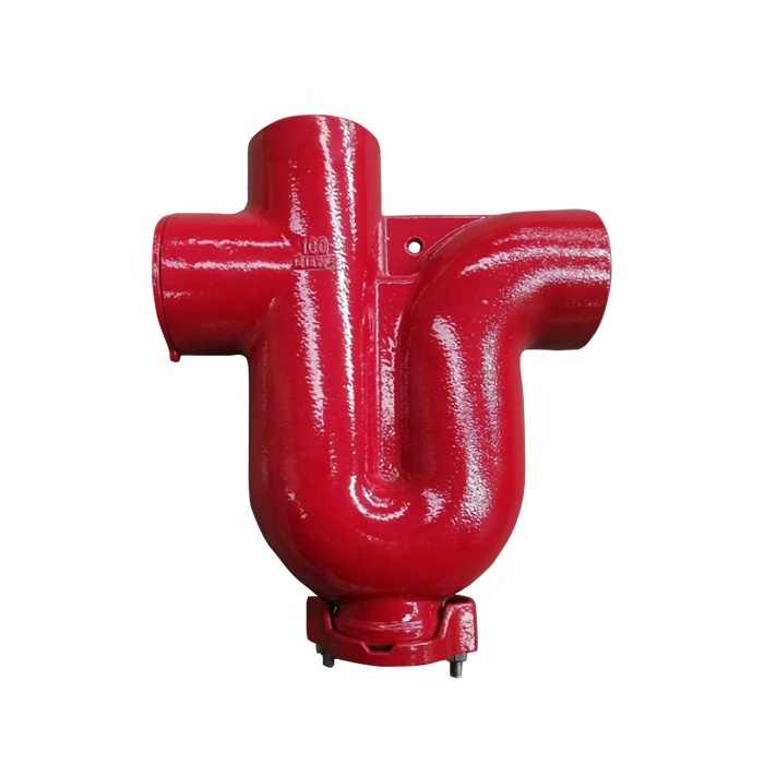ASTM A888 Grey Cast Iron Pipe Fittings Cyclone Double Branch