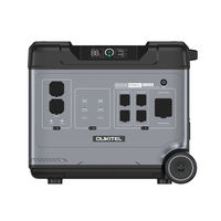 Générateur universel 5000W/19456Wh, systèmes d'énergie solaire, charge rapide, contrôle par application, batterie Lifepo4, station d'alimentation portable