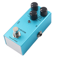 Pédale de réverbération numérique pour guitare électrique, effet unique, 9 modes : salle, hall, chorus, ressort, flanger, Eaho, True Bypass