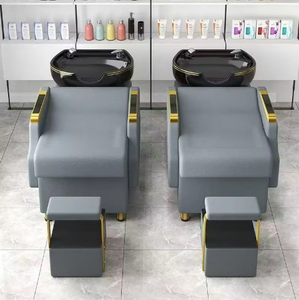 Beauty Hot Sale Back Washing Unit Salon Furniture Beauty Hair Salon Shampoo <b>Bed</b> From China Supplier - Product Image 2