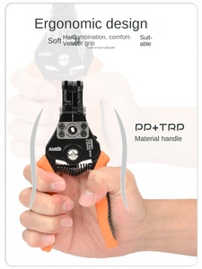 Herramientas profesionales de electricista, pelacables, alicates de prensado, Pelacables automático - Product Image 5