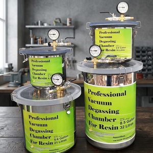 OEM Customizable Vacuum Degassing Chamber for Resin Casting, Degassing Silicones, Epoxies and Wood Stabilization - Product Image 4