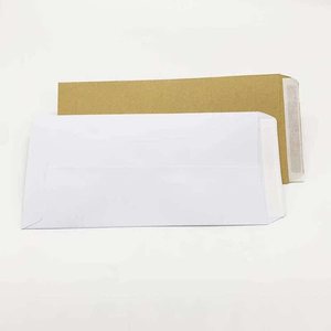 80gsm papier <span class=keywords><strong>kraft</strong></span> <span class=keywords><strong>DL</strong></span> <span class=keywords><strong>enveloppe</strong></span> peler et sceller poche pour bureau et affaires utiliser des enveloppes de Manille - Product Image 4
