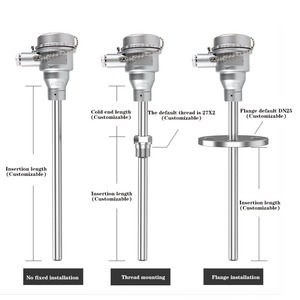Resistencia Térmica Blindada PT100 de Acero Inoxidable Resistente al Desgaste y a Prueba de Explosiones, Precio de Fábrica, Soporte de Personalización OEM - Product Image 2