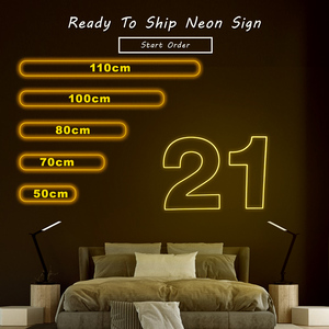Letrero de Neón Decorativo Iluminado con Tubo de Vidrio de Alta Resistencia Impreso con UV Personalizado, IP65 Impermeable para Bodas, Hoteles, Empresas y Edificios - Product Image 6