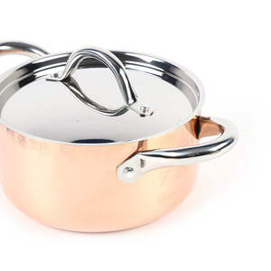 <span class=keywords><strong>Triply</strong></span> Đồng Rèn Mô Hình Biểu Tượng Tùy Chỉnh Nhà Bếp Thép Không Gỉ Non Stick <span class=keywords><strong>Cookware</strong></span> <span class=keywords><strong>Set</strong></span> Casserole <span class=keywords><strong>SS</strong></span> Saucepana - Product Image 3