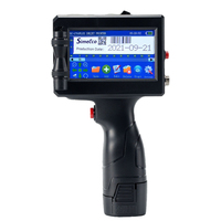 Imprimante à jet d'encre portable 12.7mm Imprimante d'étiquettes 600dpi Type universel Date Numéro de lot Impression de code QR