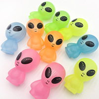 Nouvelle figurine créative en vinyle, simulation de petit extraterrestre ET, jouet de dessin animé fluorescent, décoration pour jeunes enfants