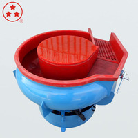Machine de polissage de surface en forme de courbe, avec écran séparé en PU, polissage métallique, finition vibrant, 220 v, 100l