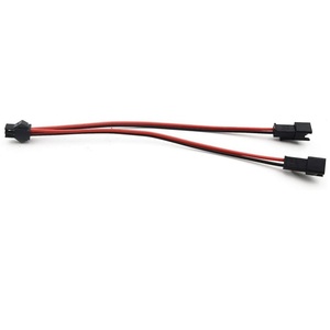 Konektor JST SM Splitter 15cm 2pin 1 ke <span class=keywords><strong>2</strong></span> Pria dan Wanita untuk Strip LED Satu Warna 5630 3528 5050 - Product Image 2
