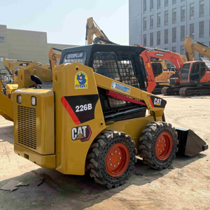 Original <b>CAT</b> 226B Skid Steer Loader 0.45m³ Bucket Mini <b>Wheel</b> Loader Construction Machinery - Product Image 1