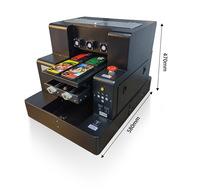 Impresora UV de Cama Plana Eizoulyn, Nueva, en Oferta, Tamaño Pequeño, Cabezal de Impresión L1800 XP600 para Bolígrafos, Botellas, Carcasas de Teléfono, Cuero, Impresora A3/A4