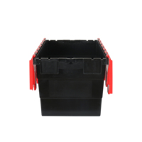 Caisses de stockage en plastique recyclables et empilables de qualité industrielle avec dimensions personnalisées pour la logistique et la chaîne d'approvisionnement multi-applications