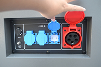 Générateur au gaz naturel 18 kW 2 cylindres insonorisé avec ATS, démarrage automatique, boîtier résistant aux intempéries, faibles émissions pour usage en entrepôt
