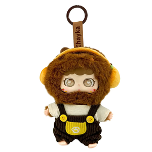JOPARK ODM grazioso portachiavi in plastica volpe scatola cieca peluche con riempimento in cotone PP bella volpe bendata occhi occhi tornanti peluche - Product Image 3