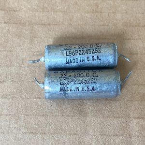 Nuovi Condensatori Originali Vintage .22 uf 200v Sprague L96P Vitamin Q Tube Tone (Disponibili in Stock) - Product Image 1
