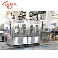 Machine de remplissage à chaud automatique pour jus d'orange, boissons énergisantes, bouteilles en verre et PET – Équipement d'embouteillage monobloc avec rinçage, remplissage et capsulage
