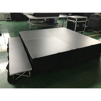 Étape d'intérieur d'étape de concert de systèmes flexibles d'étape pour des événements avec des escaliers et des jupes