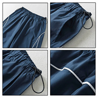 Pantalones Deportivos de Pierna Recta de Secado Rápido para Mujer con Logotipo Personalizado, Pantalones Casuales Ligeros con Cordón para Correr, Hacer Ejercicio y Gimnasio