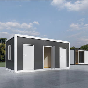 Bureau conteneur préfabriqué détachable moderne minuscule maison à plat pour les applications d'hôtel de centre commercial d'école de bâtiment de bureaux extérieurs - Product Image 1