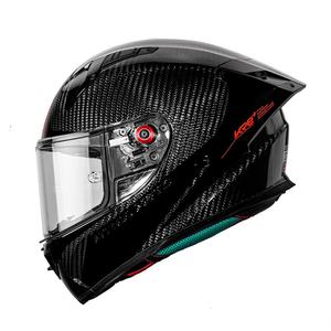 Casco Integral de Fibra de Carbono Unisex MT KRE+ Diseño de Carreras de Campeonato para Todas las Estaciones ABS Nuevo con Liberación Rápida - Product Image 1