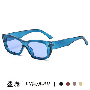 Eyewear <b>Small</b> <b>Frame</b> <b>Sunglasses</b> UV400 Plastic Metal Unisex Street Style - Product Image 3