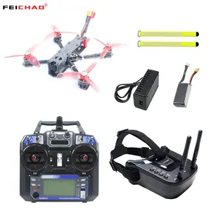 FEICHAO-Dron Xy-4 de Control remoto con gafas, cuadricóptero con Control de vuelo, Motor FLYSKY, 4 pulgadas, 175mm, FPV, 3-4S, F411