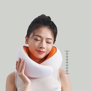 3 in 1 Cooling U-Shape for Airplane <b>Memory</b> Foam Support Travel Neck Pillow Set - Product Image 5