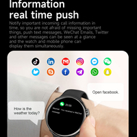 Montre connectée Fashion Lady 41-43 mm, écran AMOLED rond, moniteur de fréquence cardiaque, podomètre, tracker d'activité, boussole pour femmes