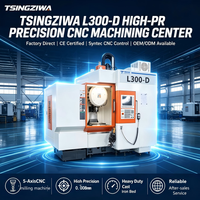 Centre d'usinage CNC 5 axes Tsingziwa Gantry 2026 en métal, petite taille, automatique, haute précision Syntec L300-D
