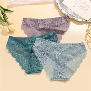 FINETOO 2022 Bragas Nuevas y Económicas para Mujer, Bragas Sexys de Encaje Floral, Tallas S-XL, Ropa Interior de Tiro Bajo para Chicas, Bragas Cómodas para Damas - Product Image 2