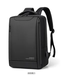 Черный легкий функциональный нейлоновый Водонепроницаемый модный рюкзак для ноутбука для компьютера