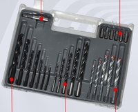 Ensemble de 300 forets multifonctionnels pour perceuse électrique manuelle, outil combiné pour la maison, foret à métaux pour la construction