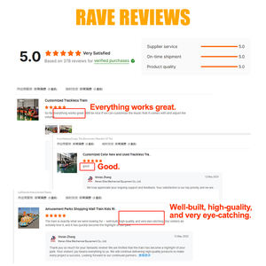 รถไฟท่องเที่ยวไฟฟ้ารางรถไฟสำหรับเด็ก - Product Image 4