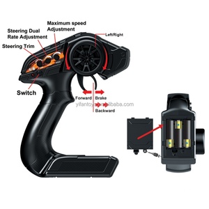 Nouvelle voiture de course RC haute vitesse HS10421 1/8 2.4G 2WD à l'échelle réelle 45 KM/h, véhicule télécommandé, jouet pour enfants - Product Image 5