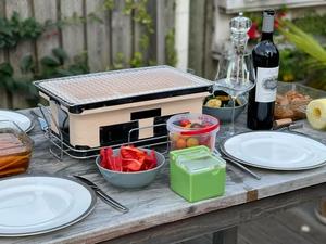Grill Hibachi SEB KAMADO, style <span class=keywords><strong>japonais</strong></span>, <span class=keywords><strong>mini</strong></span>-grills au charbon de bois, cuisine extérieure, camping, <span class=keywords><strong>barbecue</strong></span> - Product Image 4