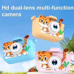X39S petit tigre lapin double objectif numérique enfants caméra 2 pouces écran enfants caméra 1080P HD enfants Selfie Photo caméra jouet cadeau - Product Image 4