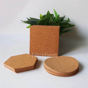 Feuilles <span class=keywords><strong>de</strong></span> support en <span class=keywords><strong>liège</strong></span> rondes carrées personnalisées, sous-verres en bois bricolage arrière solide mur en <span class=keywords><strong>liège</strong></span> cercle carreaux tapis auto-adhésif en <span class=keywords><strong>liège</strong></span> - Product Image 3