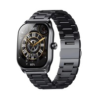 Reloj Inteligente Android de Moda, Pulseras Inteligentes con Auriculares TWS 2 en 1, Reproductor de Música, Cronógrafo, Frecuencia Cardíaca, Dispositivos Portátiles